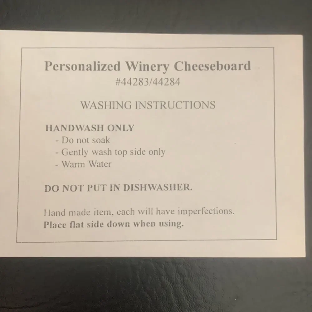 Ruark Vineyards Cheese Board Cutter Cabernet Sauvignon Sonoma Valley BJ Craig